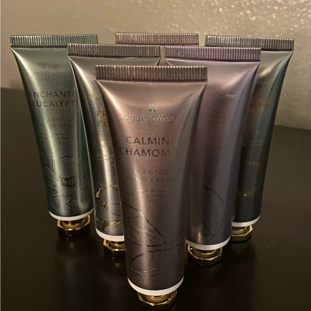 Wendy Bellissimo Hand Cream Set 6pc Travel Size Lotion Gift Set New